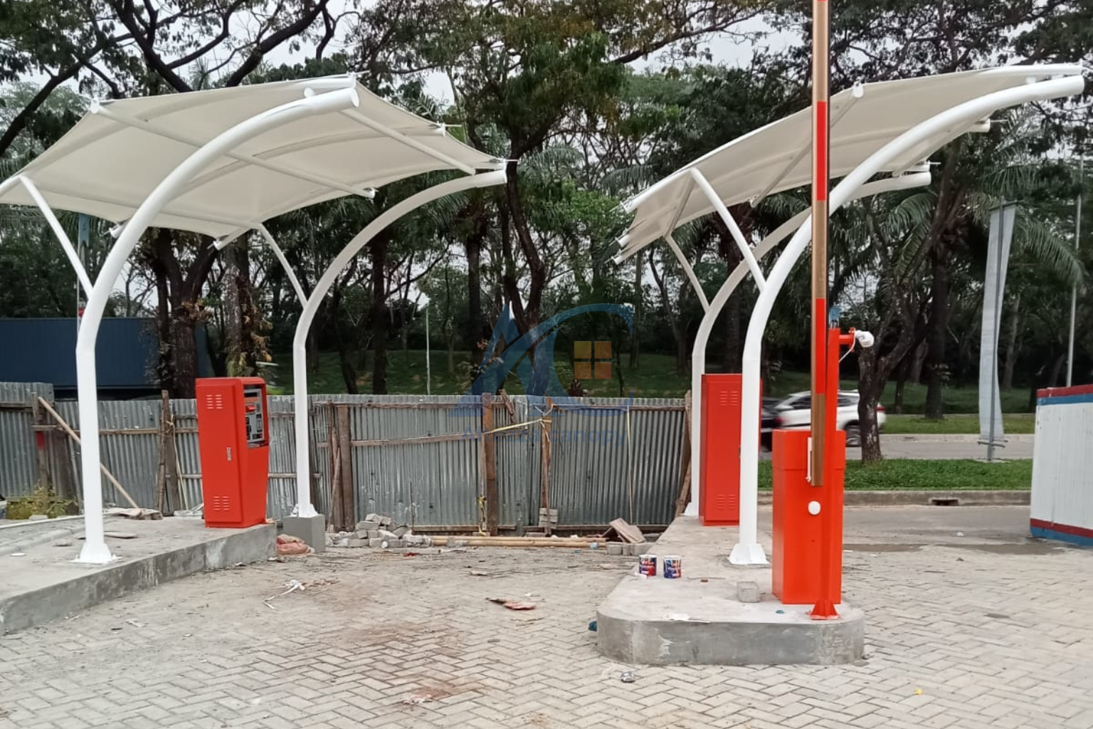 Layanan Jasa Canopy Membrane Tangerang Spesialis Pembuatan Tenda Membran Premium untuk Rumah, Cafe, dan Industri