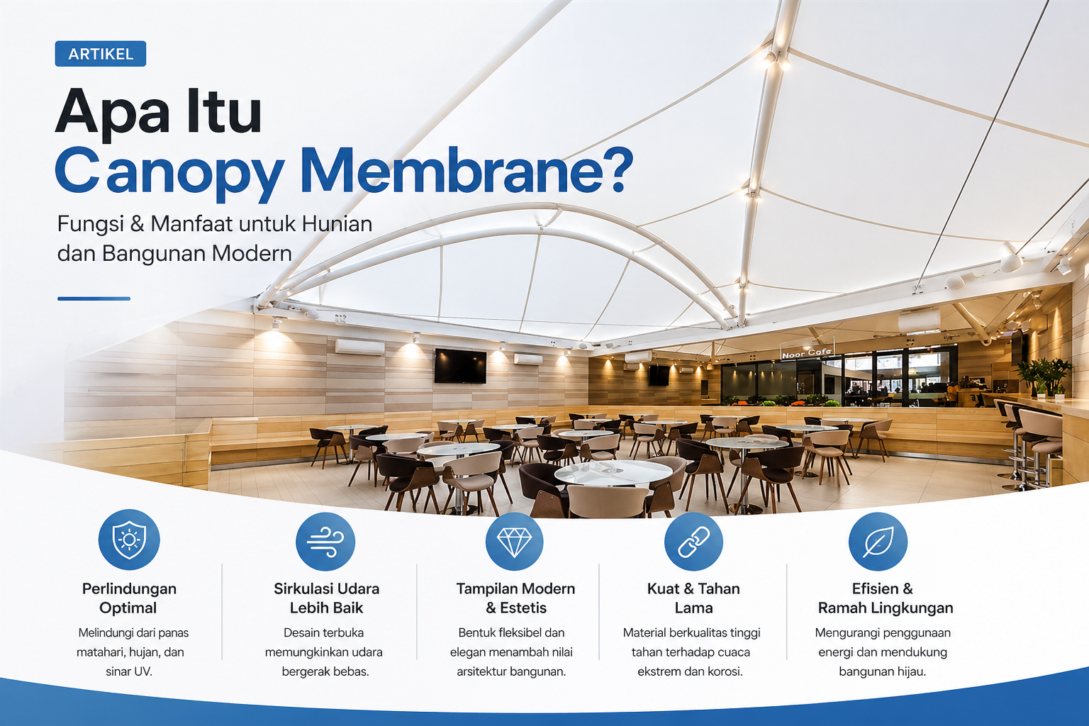 Penjelasan Lengkap Apa Itu Canopy Membrane beserta Fungsi dan Manfaatnya