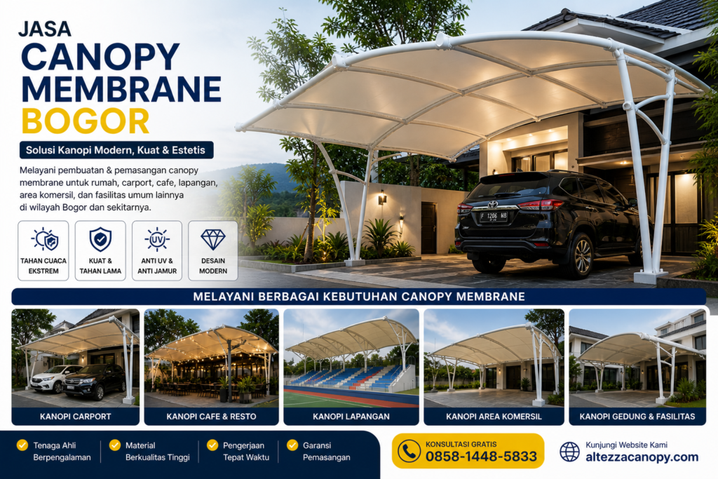 Jasa Canopy Membrane Bogor